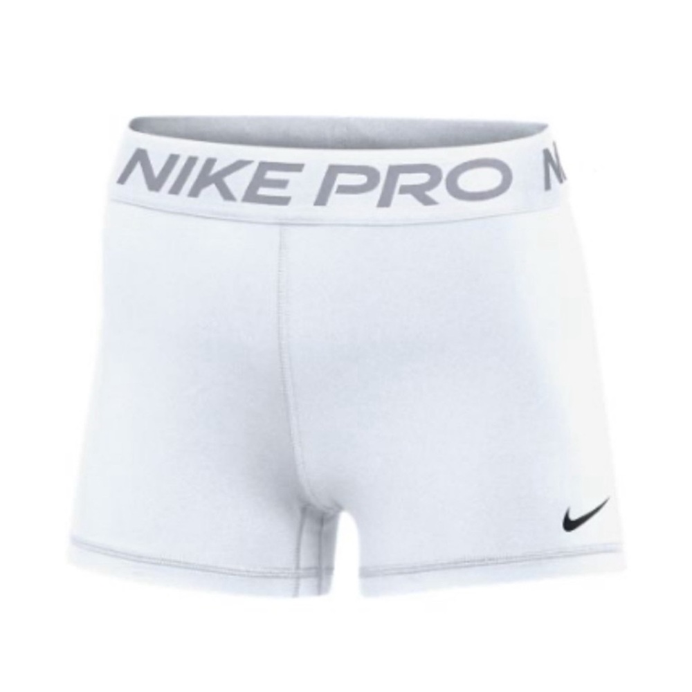 NEW Nike White Pro 365 3” Shorts Size Medium